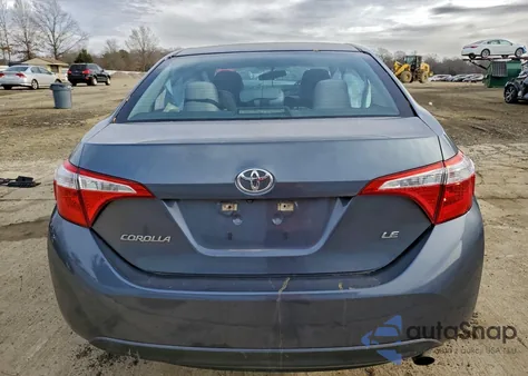 2015 Toyota Corolla L из США, поврежденный, VIN 5YFBURHE4FP357620
